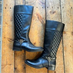 Liz Clairborne LC TRINA black boots.